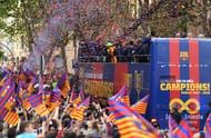 FC Barcelona Victory Parade